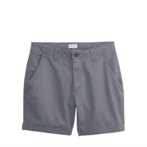 True Craft 7 Inch Twill Flat Front Shorts for Men Gray Juniors Size 30 nwt
